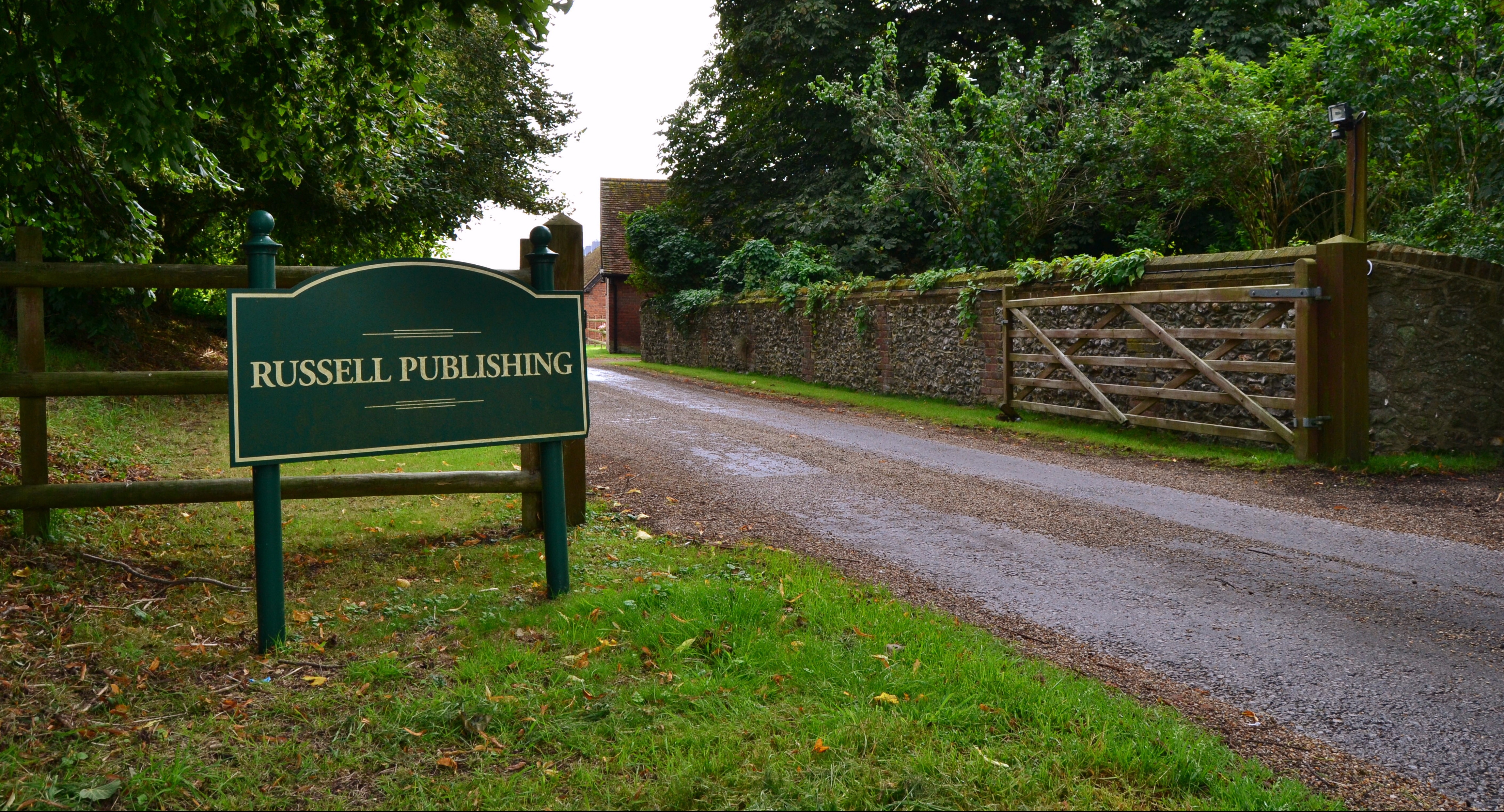 Welcome to Russell Publishing's offices in Brasted, Kent